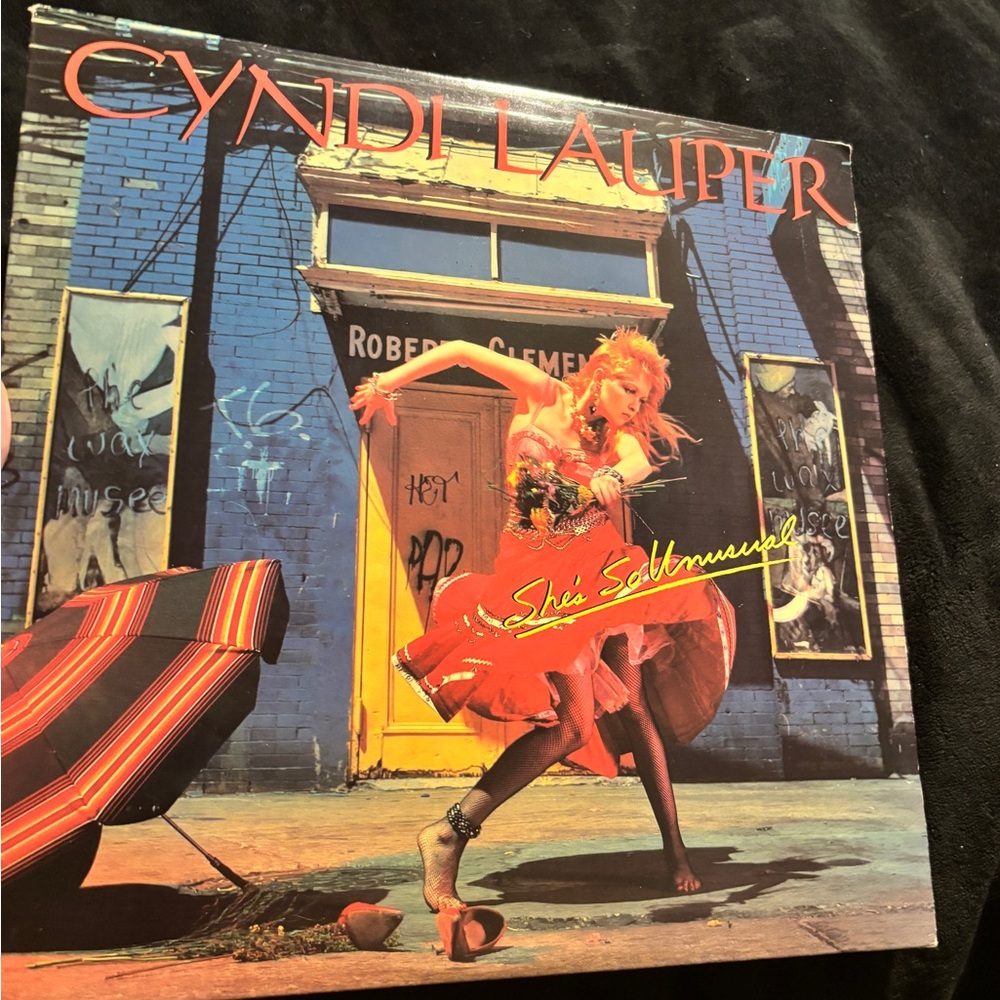 Cyndi Lauper She's So Unusual Vinyl Record 1983 CBS